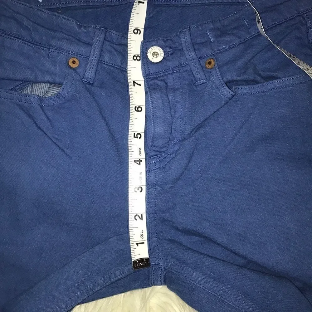 Madewell Skinny Skinny Blue Ombré Denim Jeans